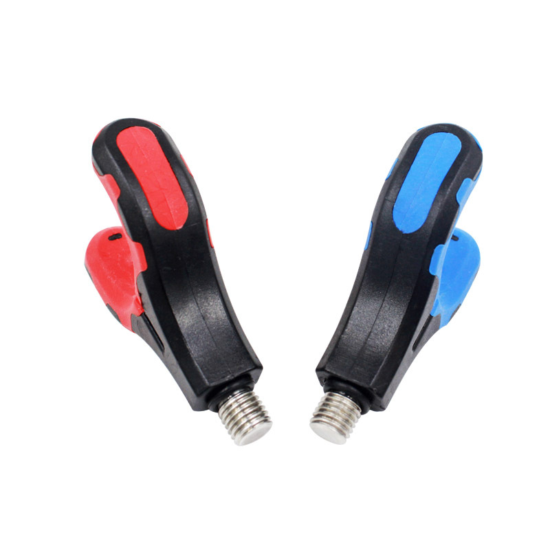 TPR recubierto de caucho pequeño soporte cabeza Cruz espejo europeo carpa pesca Biblioteca pesca de silicona soporte cabeza feide Rod tenedor accesorios fábrica al por mayor