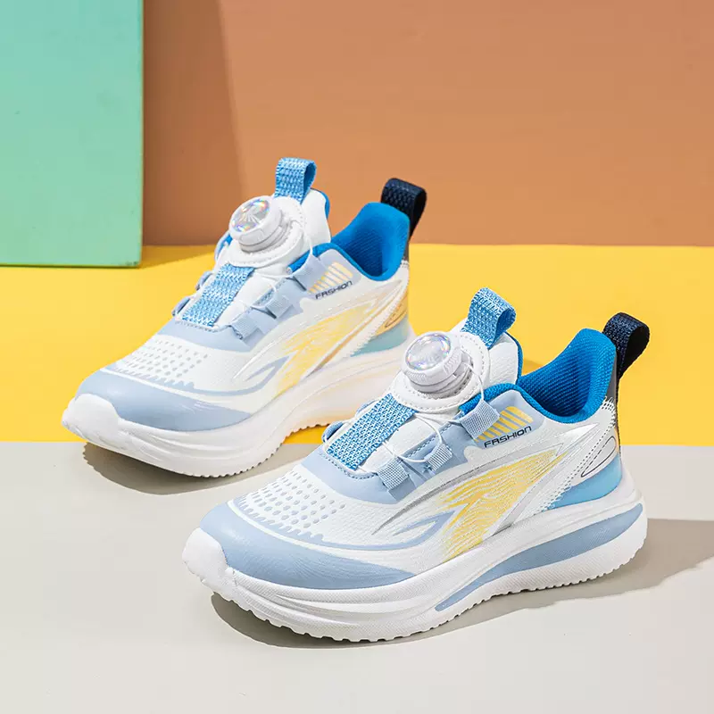 男童运动鞋秋冬2025新款中大童皮面防水儿童跑步鞋青少年男孩鞋子