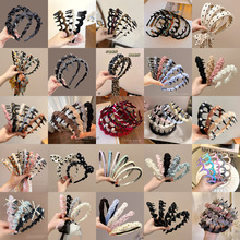 时尚蓬松显发量带齿发箍女压发发捆女士头饰日常外戴2025新款发卡