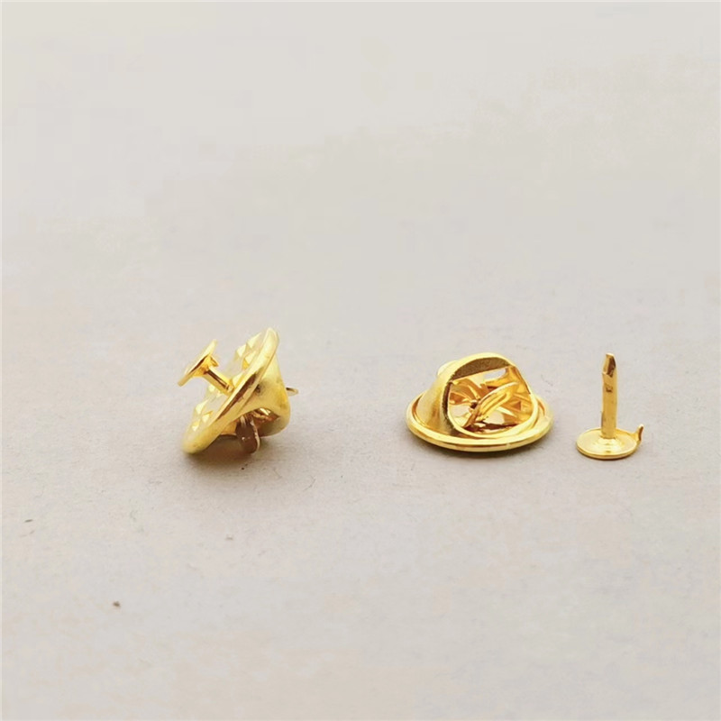 Pecho pin hebilla espina traje de goma hebilla de metal mariposa hebilla insignia pin accesorios DIY material ropa