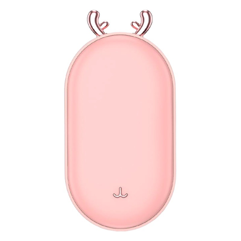 Nuevo calentador de mano banco de potencia pantalla digital control de temperatura de doble cara calefacción USB carga móvil banco de energía calentador de mano