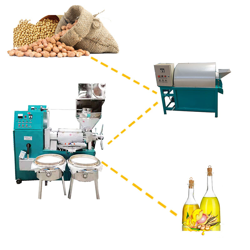 棉籽商用中大型榨油机 全自动螺杆式榨油机 花生葵花籽茶籽榨油机