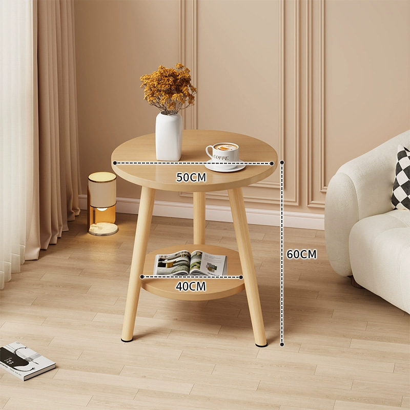 Mesa redonda pequeña mesa de té simple sala de estar casera sofá lado varios dormitorios mesas de cabecera creativas mini simple mesa de balcón