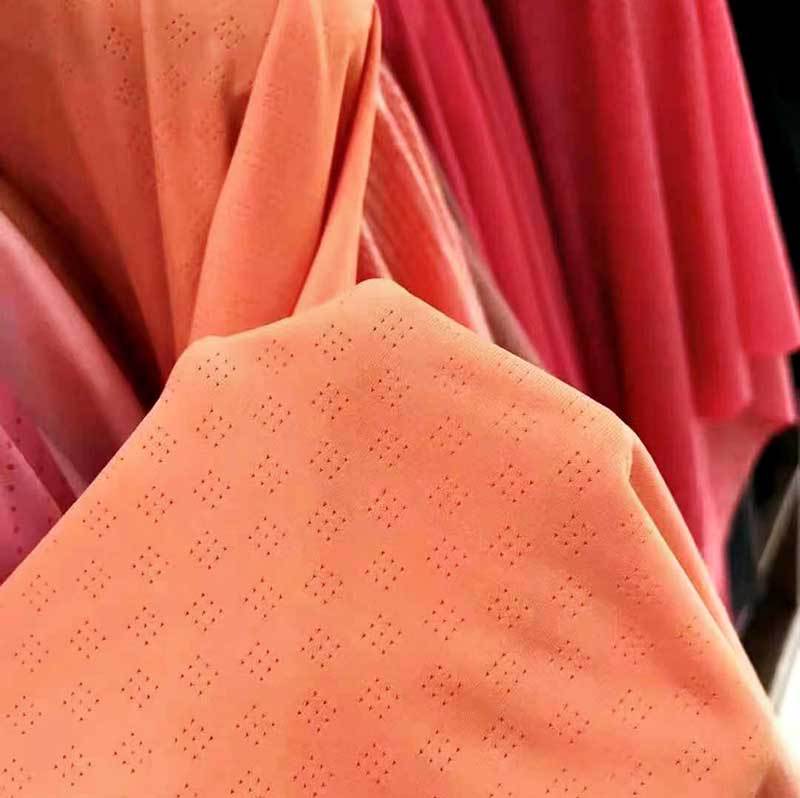 山东生产厂家供应锦纶透气冰凉泳装瑜伽服骑行服面料弹力针织布