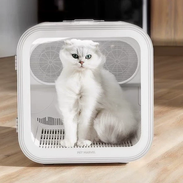 Сушильная коробка для птиц и цветов ветрозащитный полностью автоматический вентилятор для кошек и собак 62L большое пространство 2 поколения 15 минут флэш-сушка