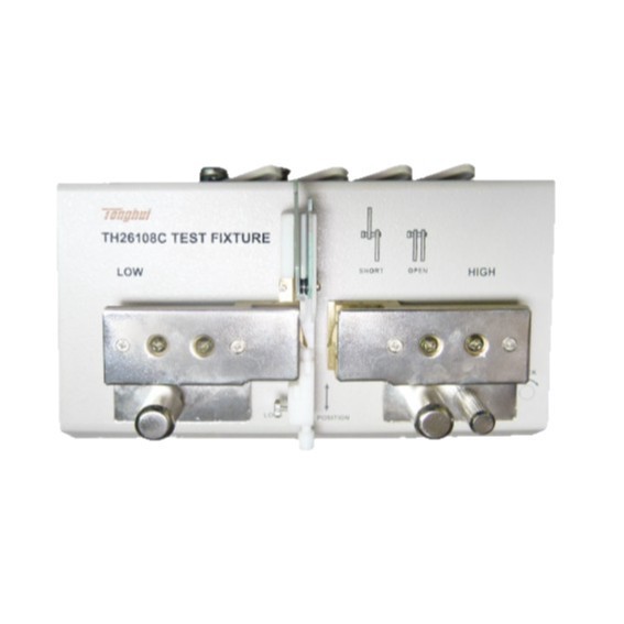 常州同惠TH26108C SMD元件测试夹具四端对贴片测试夹具适用于LCR