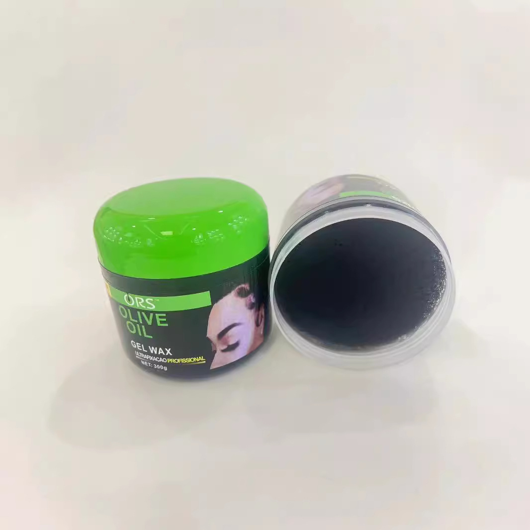 Aceite de oliva transfronterizo cera de gel para el cabello para el cabello para el cabello, sin caspa blanca, suave, humectante, crema de acabado de cornisa anti-pillo
