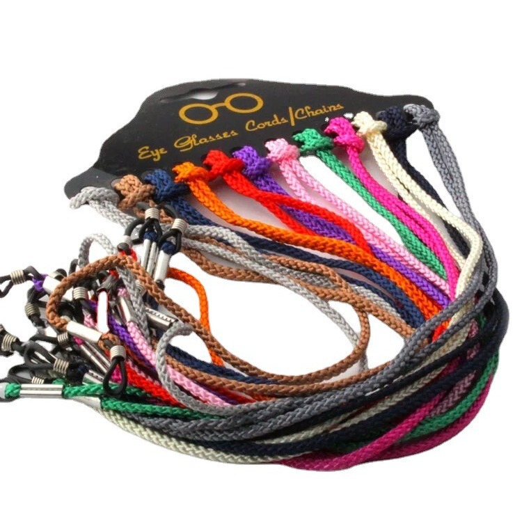 Colorful Glasses Rope Glasses Accessories Adult Children Coarse Twist Nylon Glasses Chain Non-slip Shedding Strap Hanging Chain Colorful Glasses Rope Glasses Accessories Adult Children Coarse Twist Nylon Glasses Chain Non-slip Shedding Strap Hanging Chain
