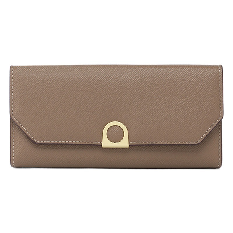 Cartera de mujer de moda billetera de mujer billetera tríptica nueva Tarjeta larga multi-Tarjeta titular monedero bolsa de plata