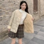 直播秋冬季加厚圆领棉服