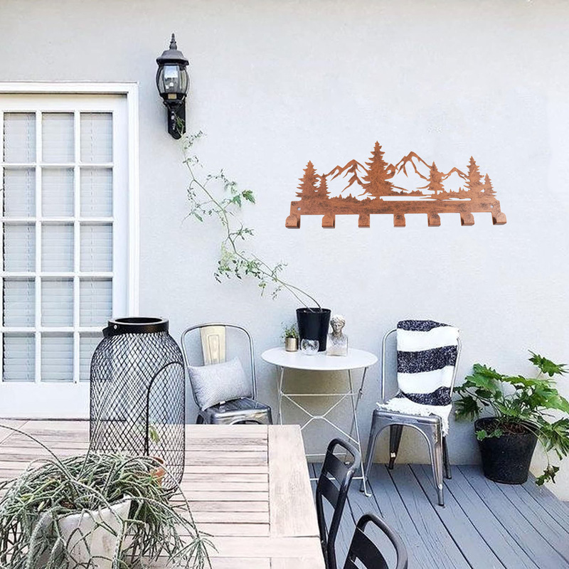 Cross-Border Tk Christmas Tree Hooks, Metal Keychain Hooks, Storage Rack, Christmas Storage Wall Decoration Hooks