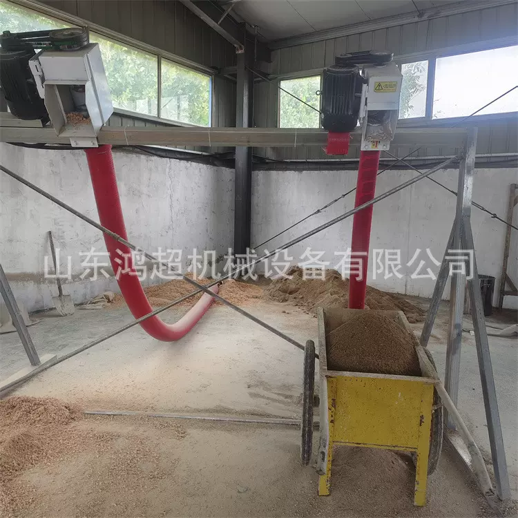 中间驱动车载式软管吸粮机 蛟龙螺旋输送机提料机