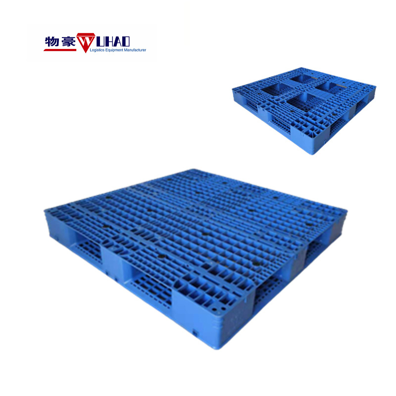 网格田字塑料托盘厂家双面塑料栈板重型可上架仓库叉车周转垫板