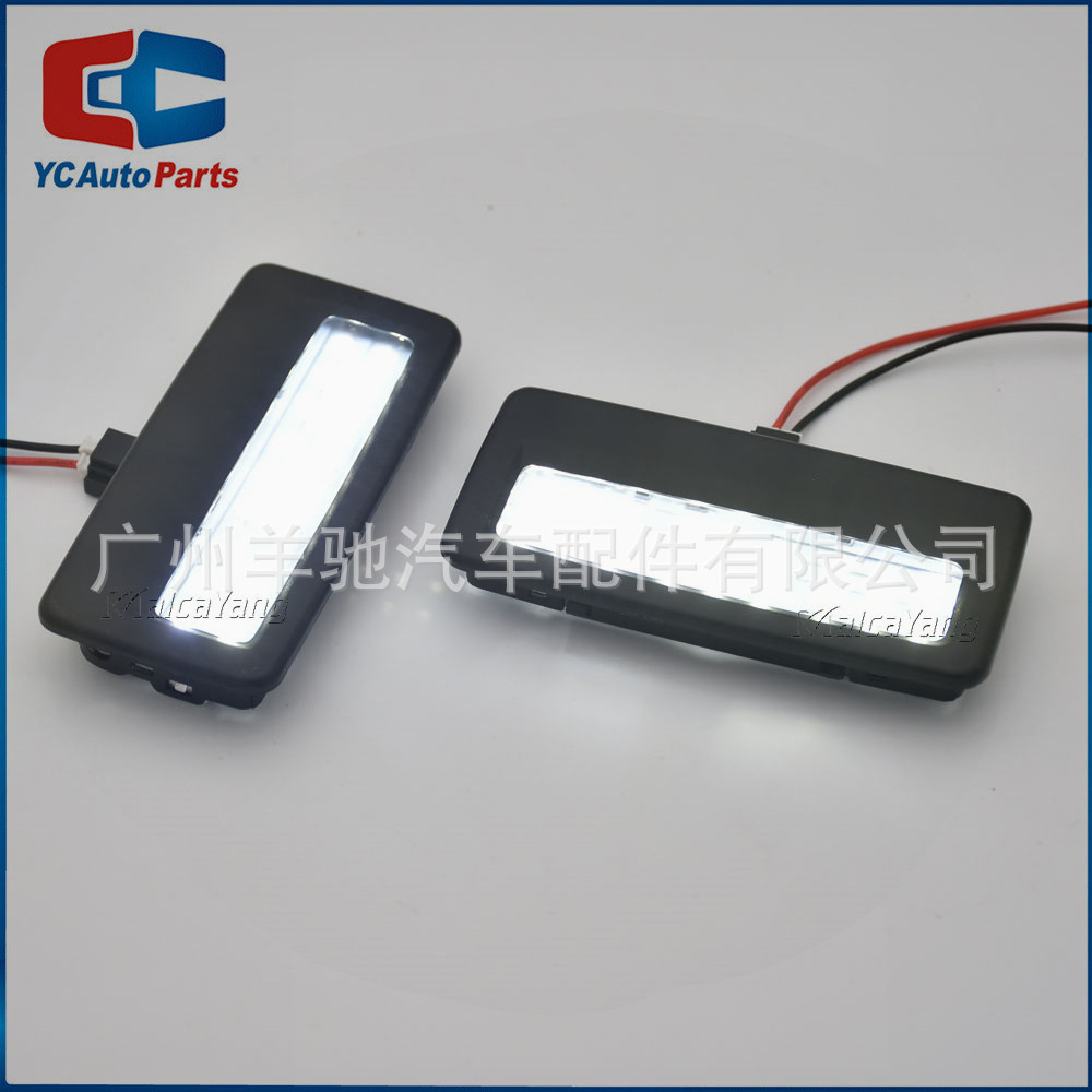 Aplicable a BMW F07 F10 F11 F06 F12 F13 F01 F02 visor solar interior lámpara de espejo cosmético