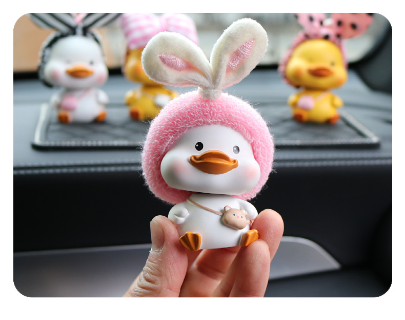 Car Ornaments Creative Cute Cartoon Central Control Swing Platform Car Decoration Car Accessories Internet Celebrity Car Supplies Cute Pet