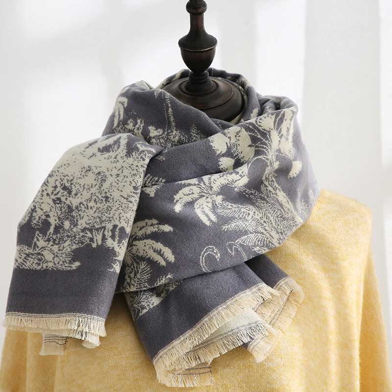 Women's Sweet Printing Imitation Cashmere Scarf display picture 3