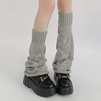 Вязаные осенние gaiters, комплект, носки, мегафон