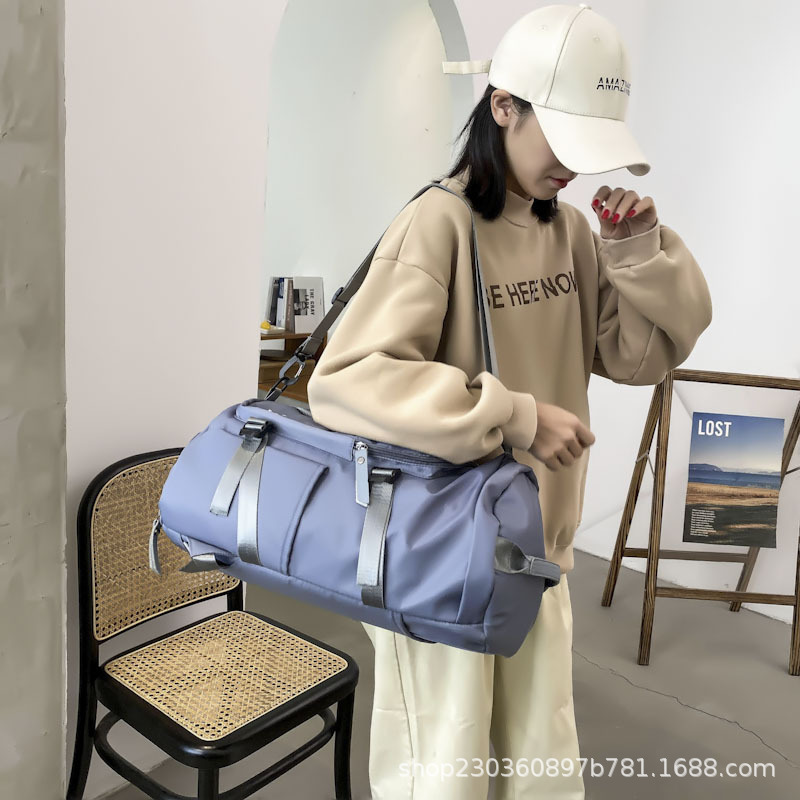 Nuevo multi-funcional de tres usos mochila de edredón de viaje de gran capacidad de separación húmeda y seca Mochila deportiva almacén de zapatos independiente bolsa de fitness