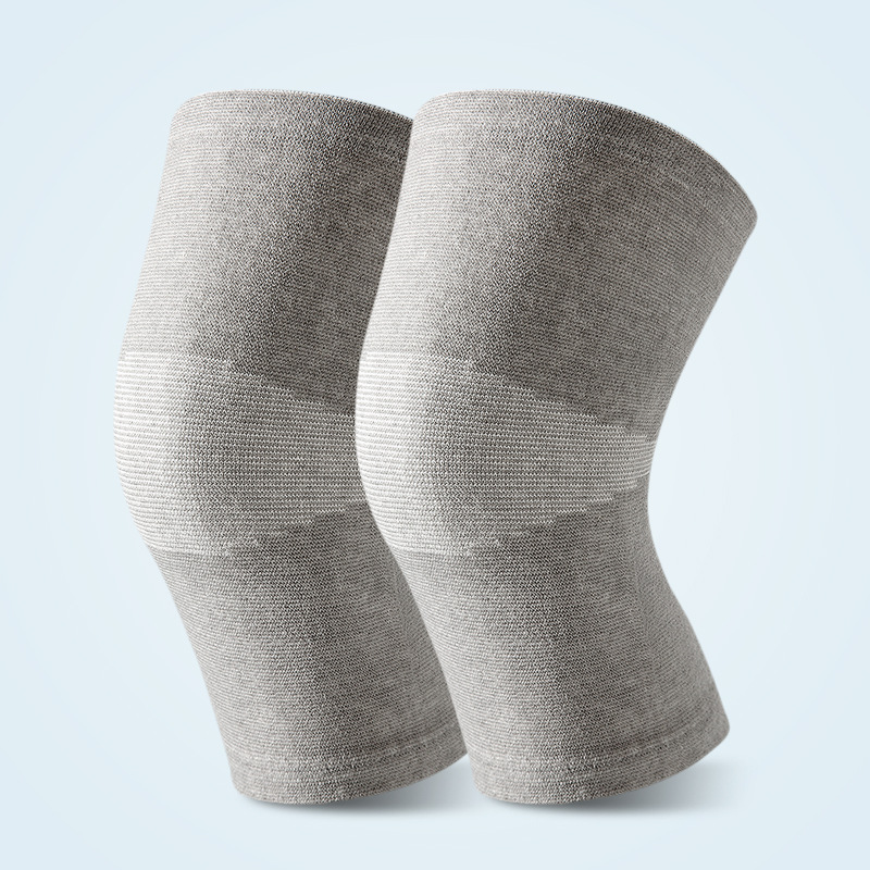 Rodilleras de bala de cuatro lados caliente Otoño e Invierno vieja pierna alta elástica inconsútil viejo hombre rodilla punto protector fabricantes de engranajes al por mayor