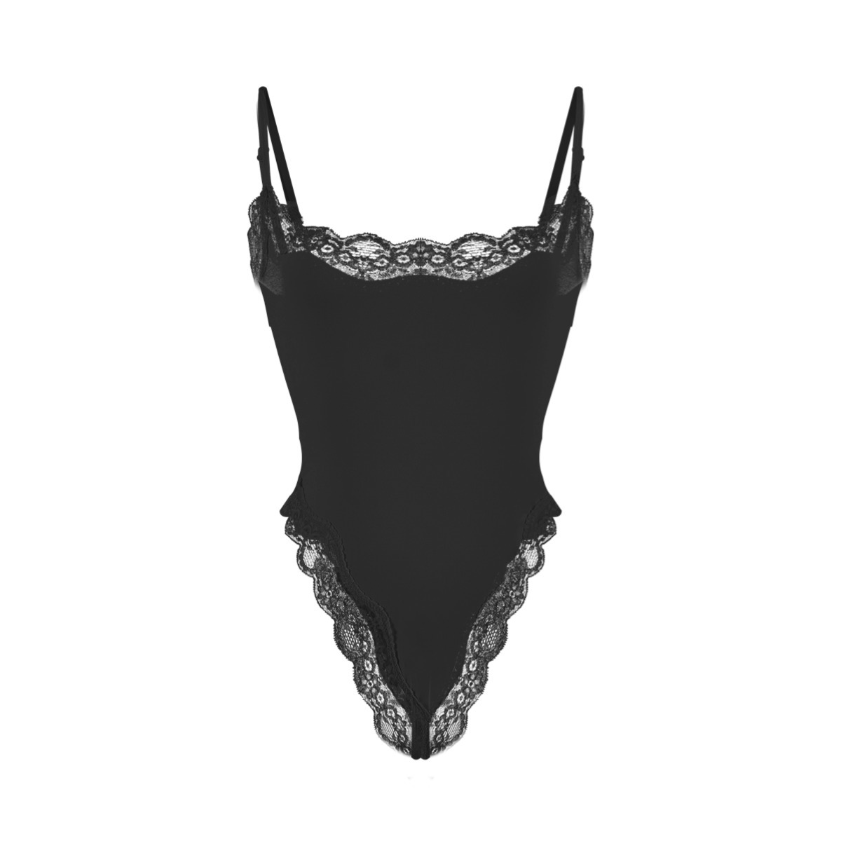 レースキャミソールボディスーツ シェイプウェア レーストリム セクシー シェイプウェア SKIM*同型