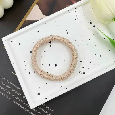 Saç üçün rezinlər, Elastic Band - skin-pink