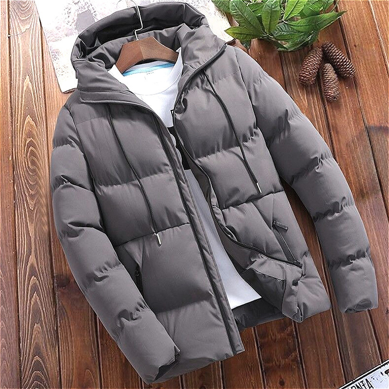 New Cross-border Winter Cotton-padded Coat Men's Thickened Warm Short Cotton-padded Jacket Korean Style Slim-fit Fashionable Cotton-padded Jacket Men's Wear