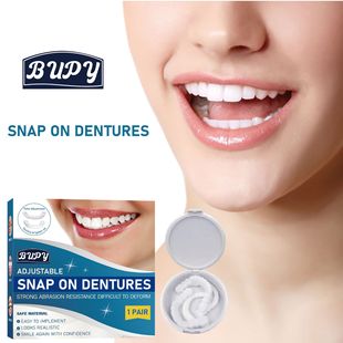 BUPY adjustable snap-on denture temporary filling braces gap filling orthodontic denture kit