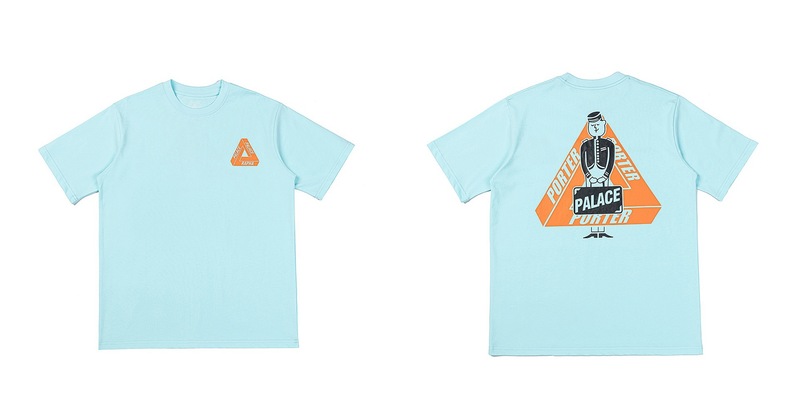 欧米の潮牌palace三角形双紗プリント高品質男女カジュアル半袖tシャツ|undefined