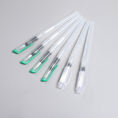 New 6-piece set large-capacity water storage pen hand-painted solid watercolor brush calligraphy soft head brush wholesale