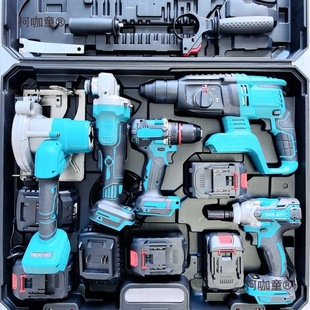 Foreign Trade Makita Rechargeable Brushless Lithium Angle Grinder Polisher Hand Drill Electric Hammer Electric Wrench Metabo