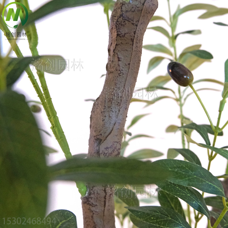 Decoración del hogar artificial olivo bonsai artificial planta verde grande árbol artificial bonsai al por mayor