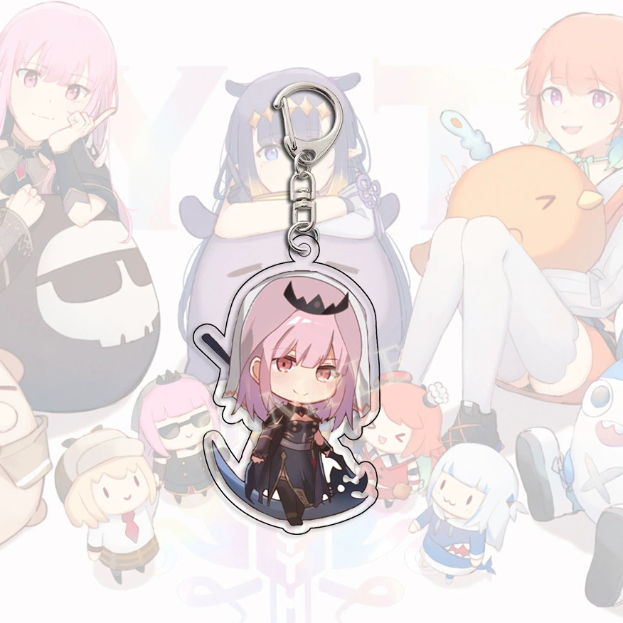 Анимационный акриловый брелок-подвеска Hololive Rabbit Field Peclara Plush Garou Gula маленький декоративный элемент