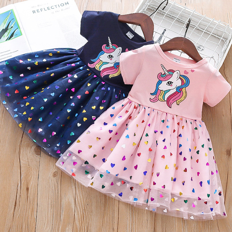 Girls Summer Clothes New Style 2025 Style Dress Little Girl Summer Princess Vest Dress Fluffy Gauze Suspender Skirt