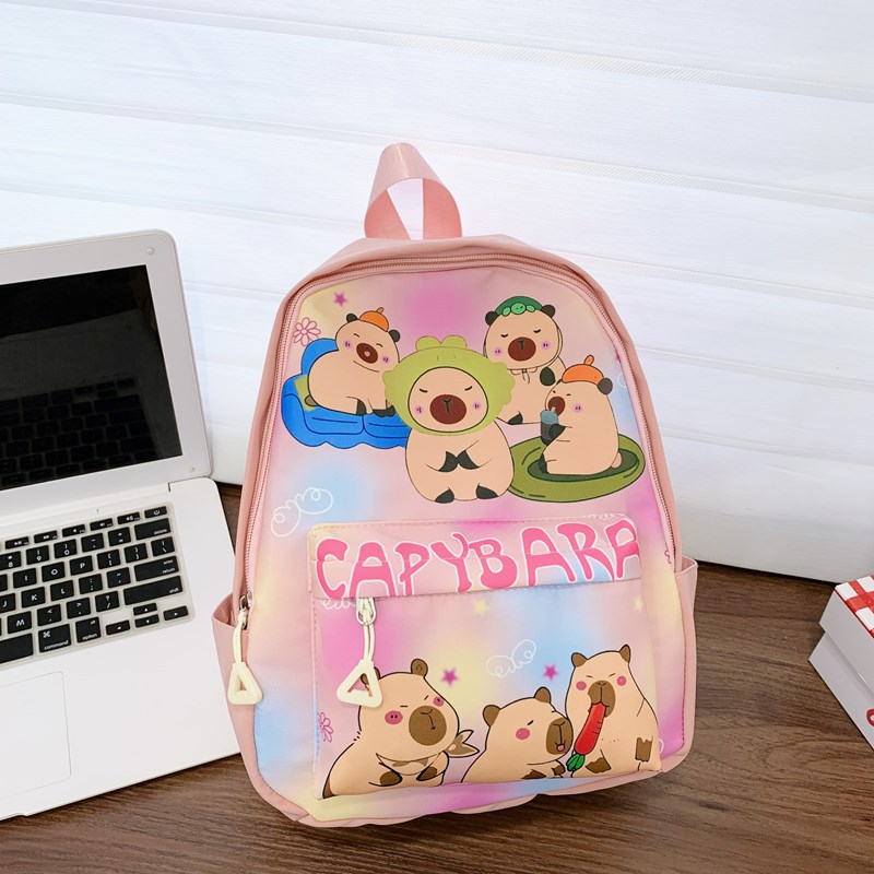 Mochila de niña linda de dibujos animados