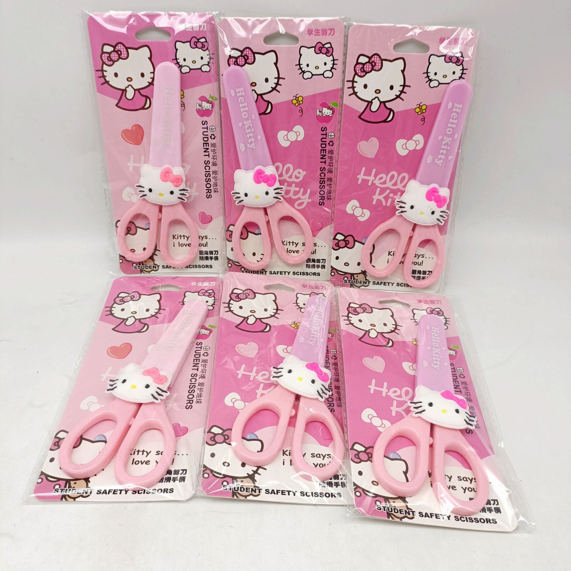 Nuevas tijeras de Kitty estudiantes como dibujos animados tijeras hechas a mano creativas tijeras de corte de alto valor al por mayor