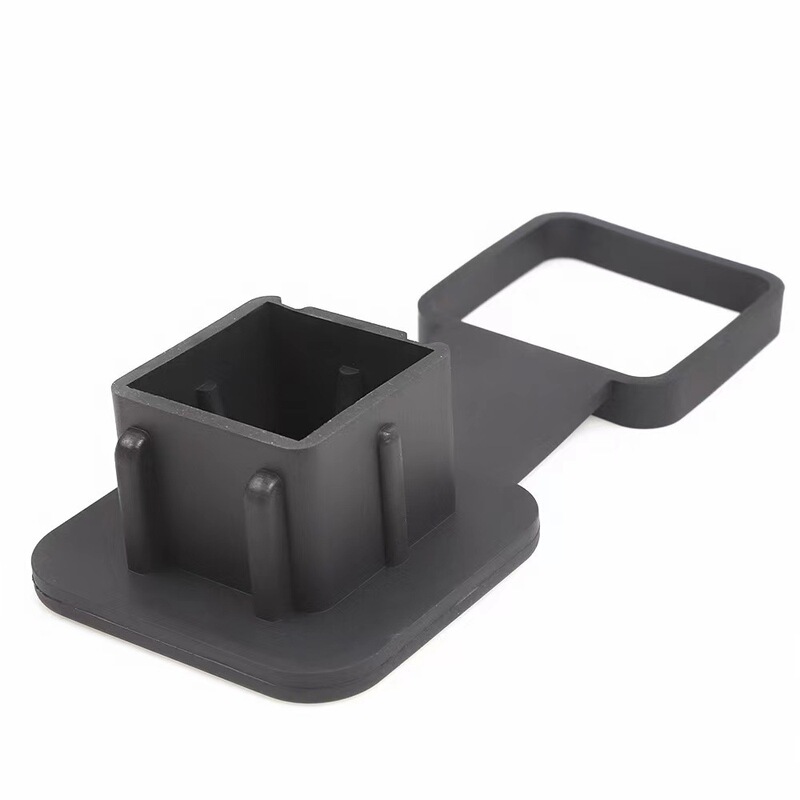 Cross-border Car Accessories Car Plug Cover Trailer Hook Dust Plug Square Mouth Protective Cover 2inch Traction Cover