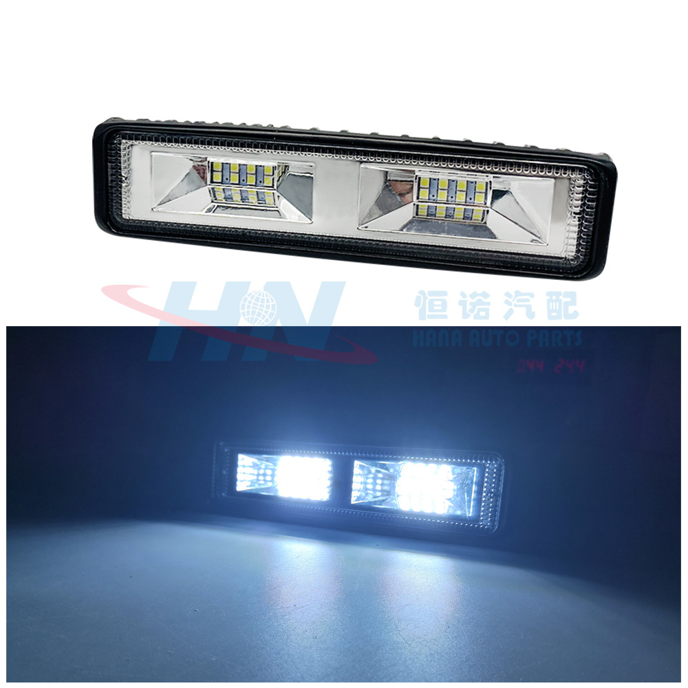 Luz de niebla del coche luz diurna de una palabra luz de trabajo LED camión Luz de niebla delantera ingeniería iluminación mecánica