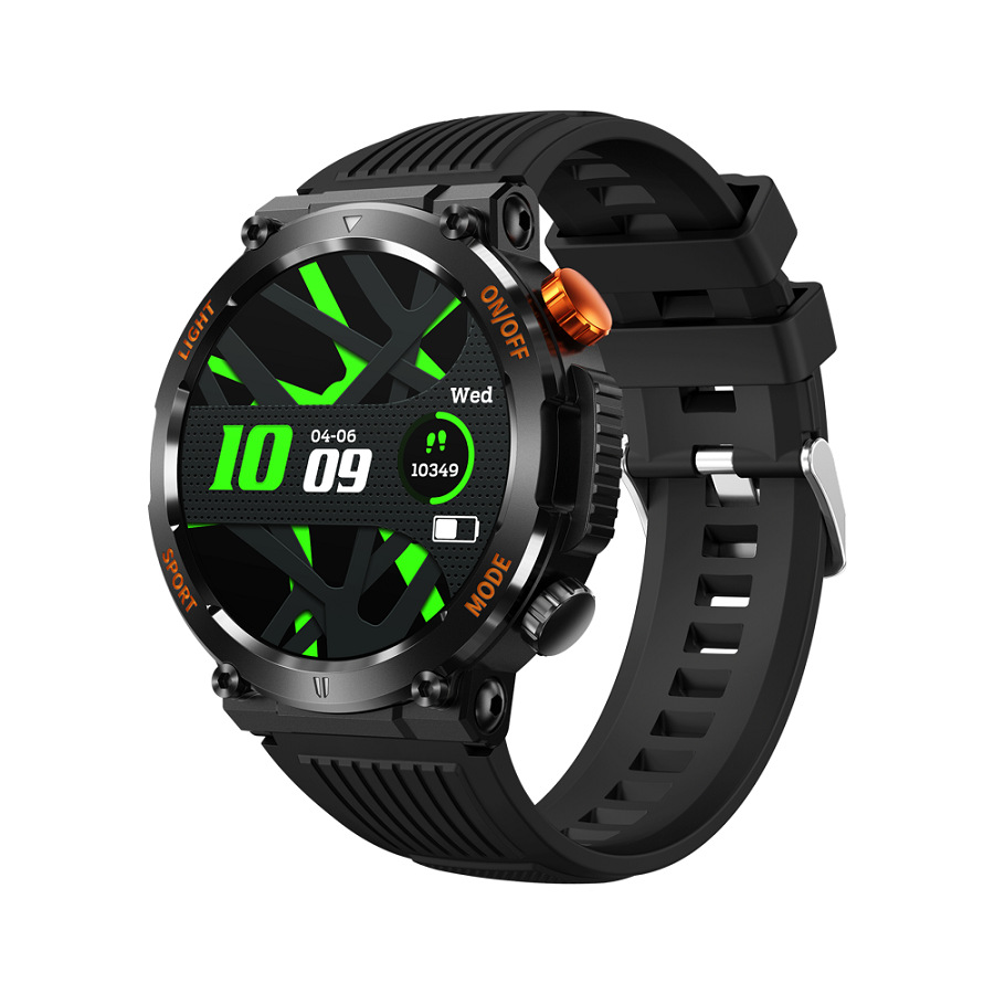 HT17 Smart Watch Herren Kompass LED Beleuchtung Outdoor Sport_voghion.com
