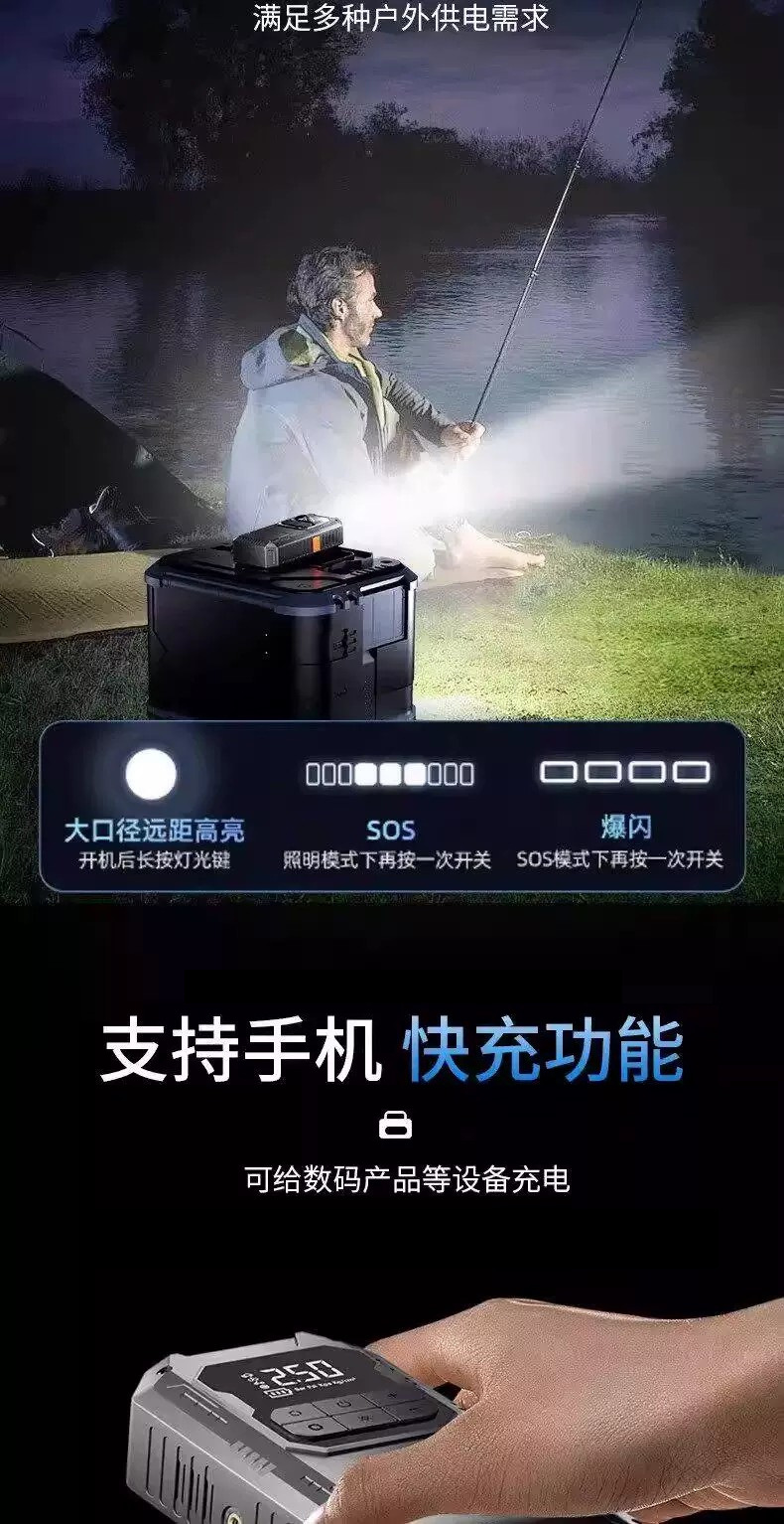 Multifunctional Vehicle-Mounted Air Pump All-In-One Device for Quick Inflation and Deflation of Tires, with Preset Tire Pressure Settings, and Emergency Car Jump Starter Power Supply