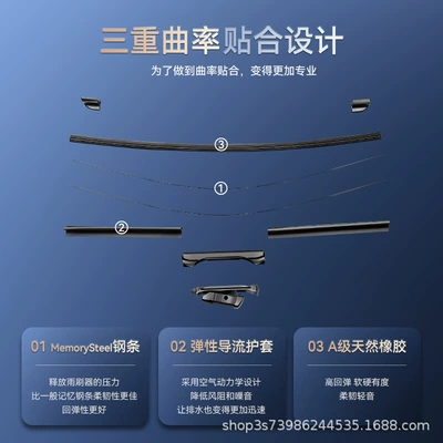 Wiper Original Rubber Strips Multi-Functional