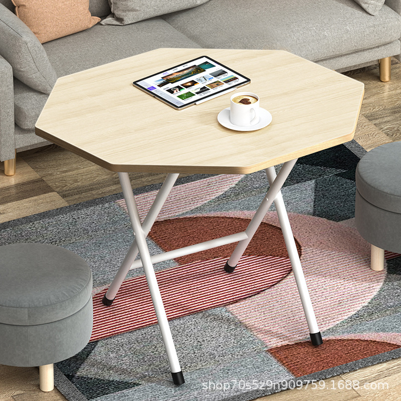 Mesa plegable simple mesa de comedor dormitorio plegable casa de alquiler mesa pequeña cabina de niñas