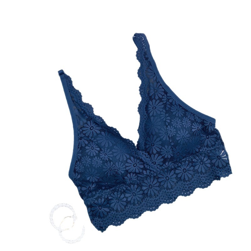 Bra transfronterizo sin anillo de acero conjunto de pecho pequeño atractivo de pecho colateral ajustable ropa interior sujetador de niña