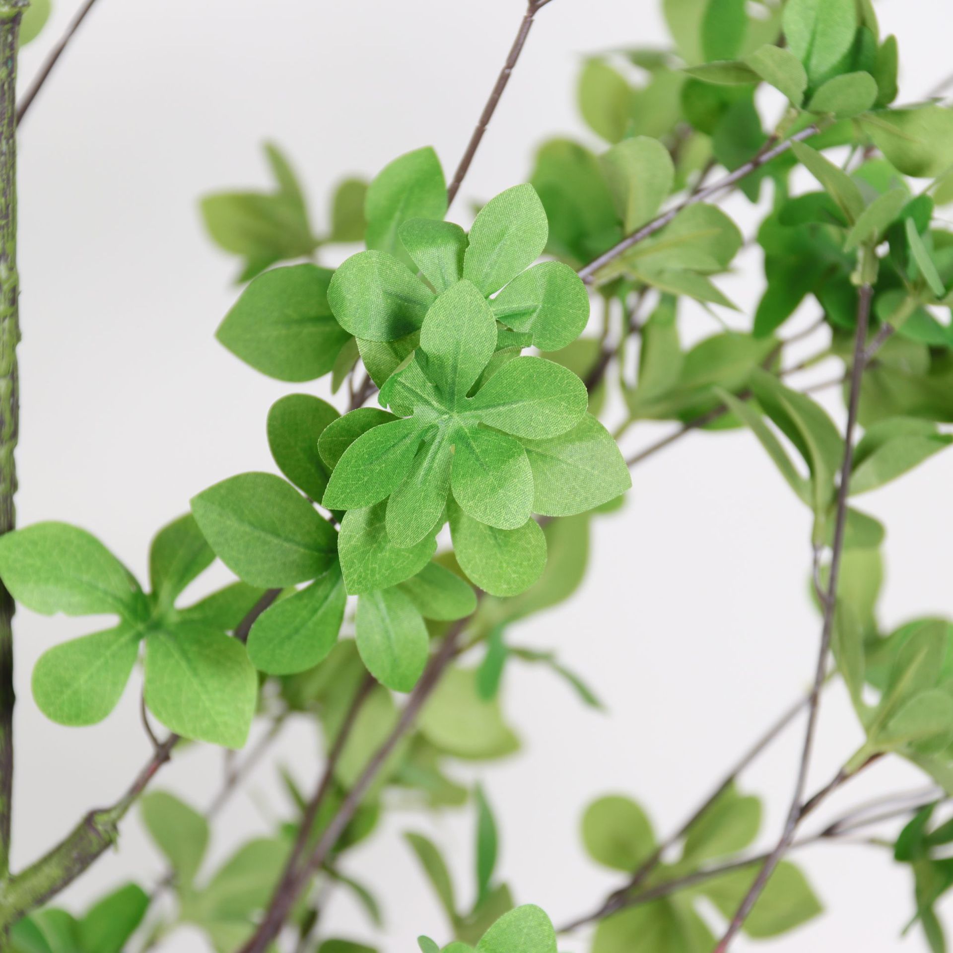 Simulación de plantas verdes de alto nivel de lujo ligero de plantas falsas biónicas interiores maceta sala de estar decoración paisajística de aterrizaje image 3