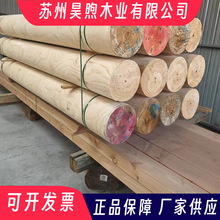 花旗松建筑木方北美花旗松碳化木大方柱大方烘干板材原木户外