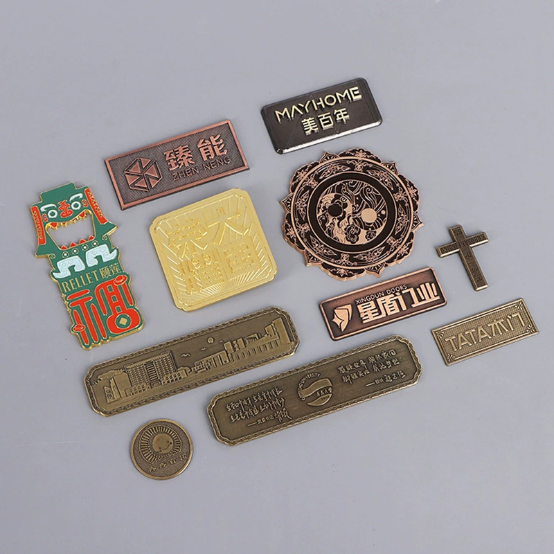 Metal Logo Trademark Plates, Copper Electroplated High-Gloss Aluminum Nameplates, Custom-Made for Cabinets, Doors, Windows, Furniture, Bathroom Fixtures, and Machinery Metal Logo Trademark Plates, Copper Electroplated High-Gloss Aluminum Nameplates, Custom-Made for Cabinets, Doors, Windows, Furniture, Bathroom Fixtures, and Machinery