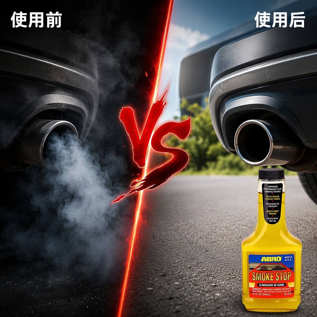 ABRO Car Care Smoke Reducer, Engine Oil Burning Smoke Reducer, Exhaust Additive for Auto Repair Shops