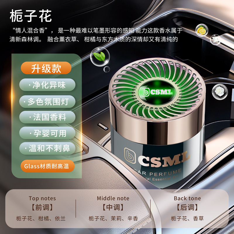 希尔顿酒店香车载香薰2025新款男专用汽车用固体香膏车内持久淡香|undefined