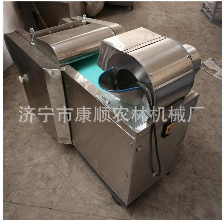 四川萝卜地瓜切片切丝机  鸡胸肉切块切丁机图片  鲜肉切丁机价格