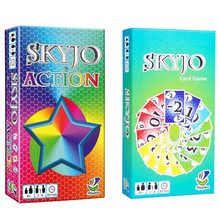 英文版畅销skyjo action card天空城桌游家庭聚会休闲卡牌游戏