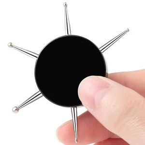 Nail Art Dotting Pen Multifunctional Micro Pen Round 6-Tip Polka Dot Pen for Painting and Dotting DIY Nail Art Tool